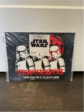 Star Wars Spring 2024 CULTUREFLY Dark Side STORMTROOPERS ART PRINT 8.5 x 11 New